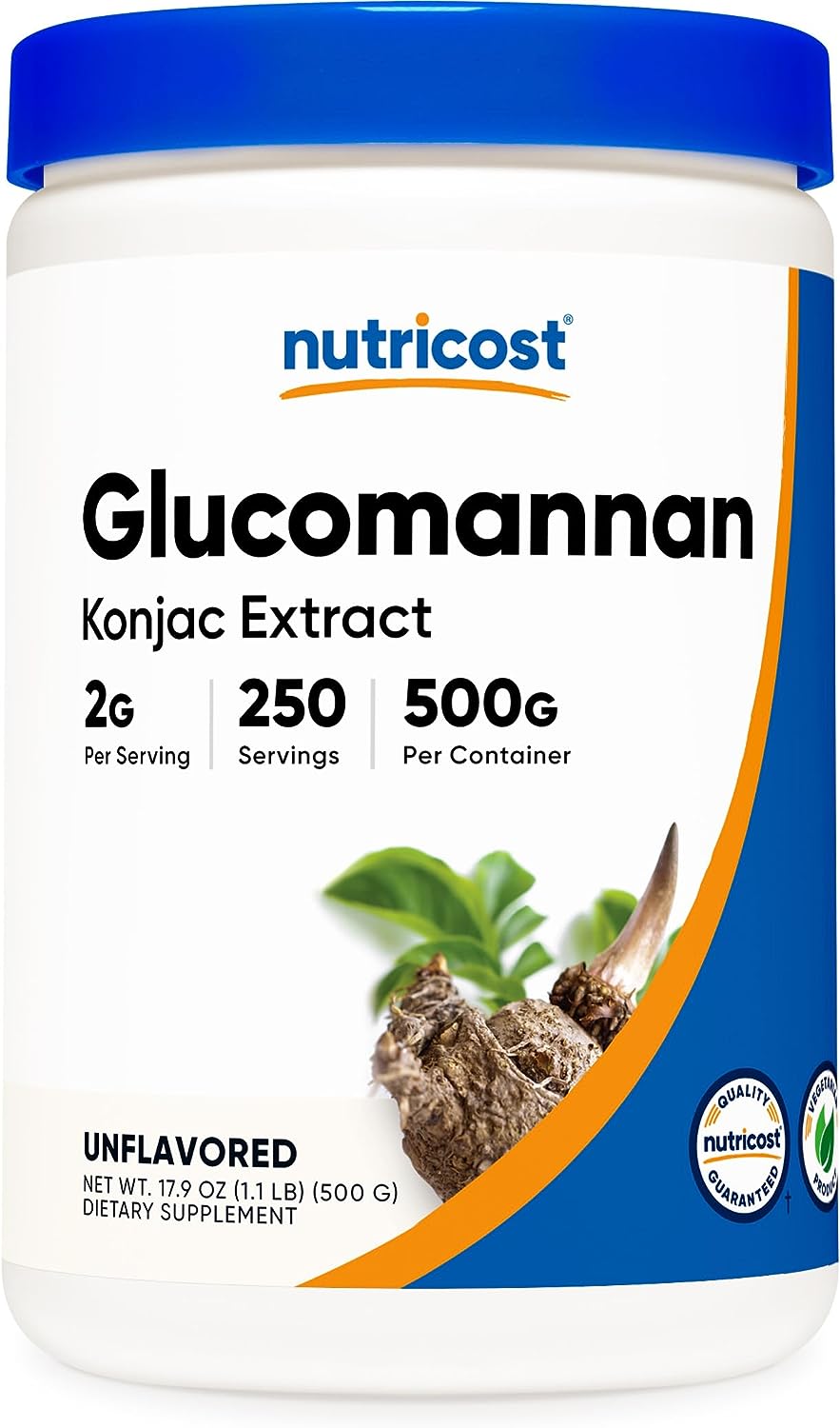 Nutricost Glucomannan Powder 500 Grams