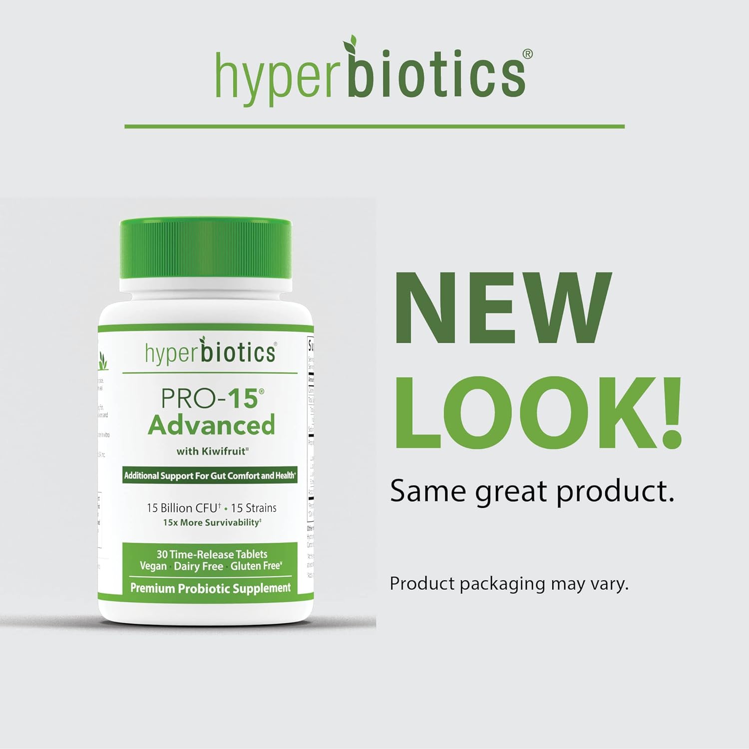 Hyperbiotics Pro 15 Advanced Probiotic Supplement | Time Release Table
