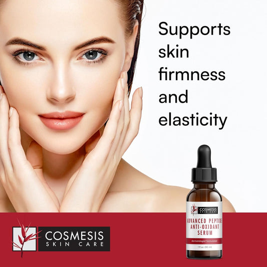 Advanced Peptide Anti-Oxidant Serum: Supports Firmness & Collagen Synthesis with Peptides & Fruit Extracts, 1