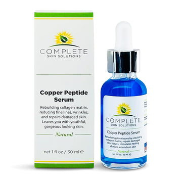 Copper Peptide Face Serum Collagen - With Anti Aging Skin Solutions Properties:1/30 Anti-Wrinkle Formula For Youthful Skin