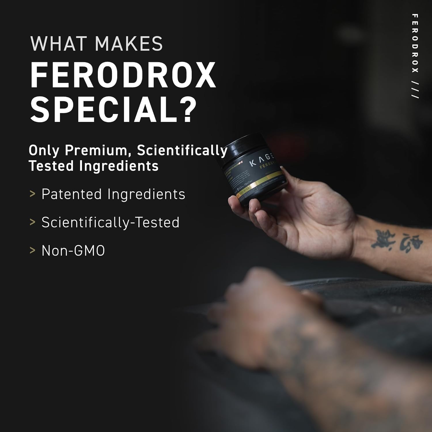 Kaged Testosterone Booster | Ferodrox | Ultra-Premium Hormone Manageme