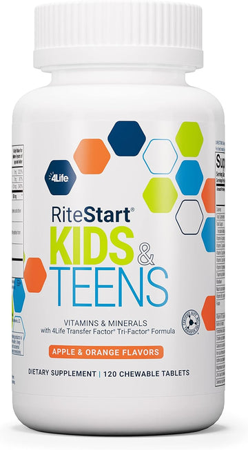4Life RiteStart Kids & Teens - Apple and Orange Flavors - 22 Essential