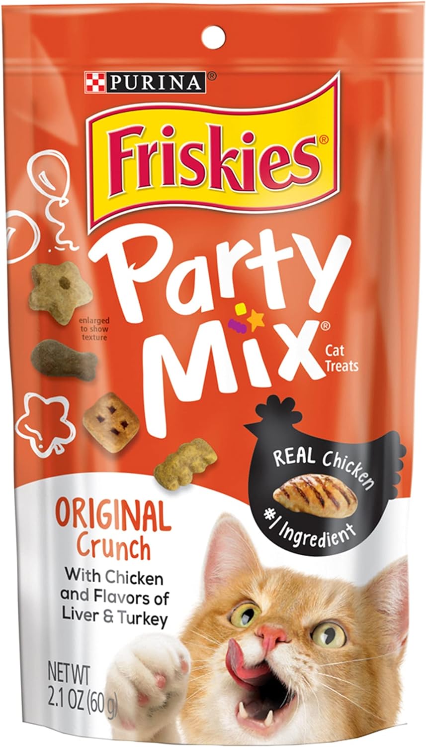 Friskies Chicken Liver Tartar Control Cat Treats, 2.1 Oz
