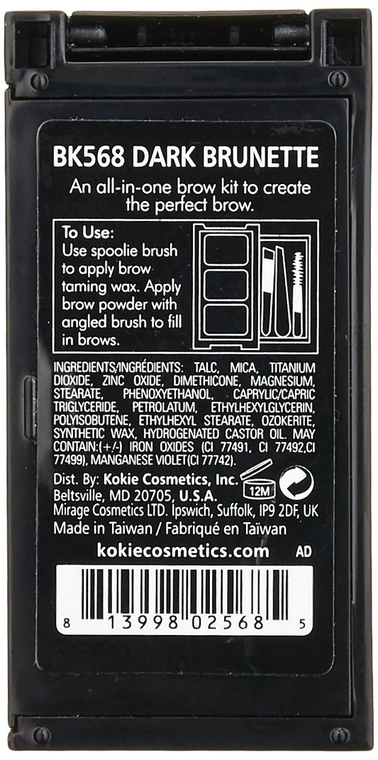 Kokie Cosmetics Brow Kit (Dark Brunette)