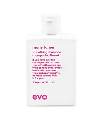 EVO Mane Tamer Smoothing Shampoo - Cleans, Smooths, & Strengthens Hair - Reduces Frizz