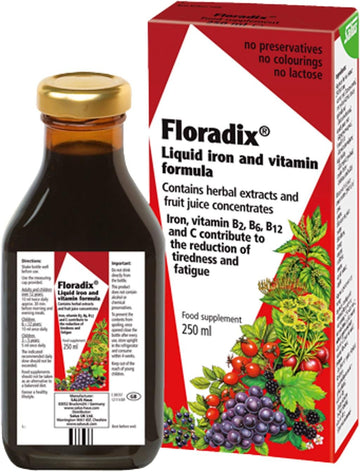 oradix oravital Liq Iron and Vitamin Formula 8.5 .. - 250 ml. - Made in Germany (3 Pack)