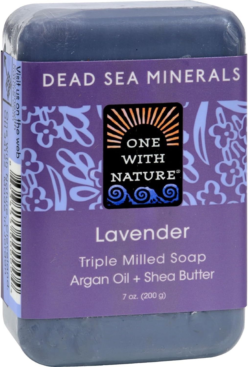 Esupli.com  One with Nature Dead Sea Mineral Soap, Lavender 
