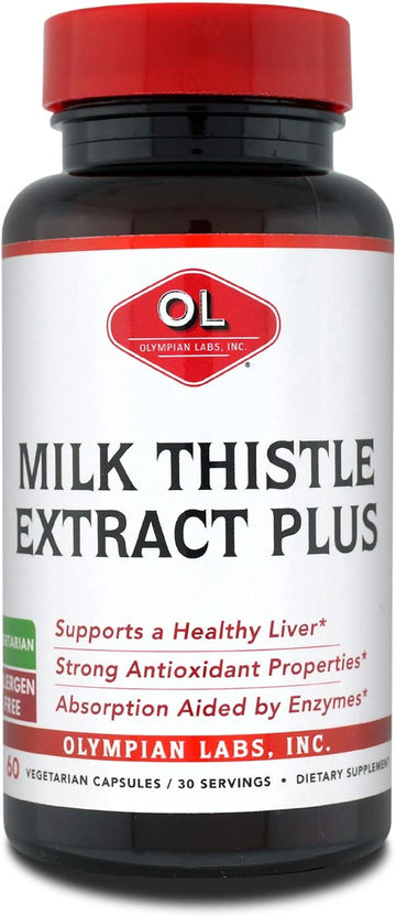 Olympian Lab Milk Thistle Extract Plus, 60-Count