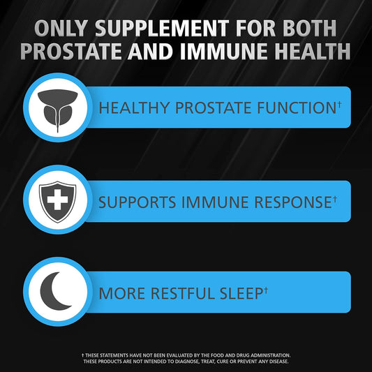 Urinozinc Prostate Plus Daily Immunity, 2 Month Supply, with Saw Palme