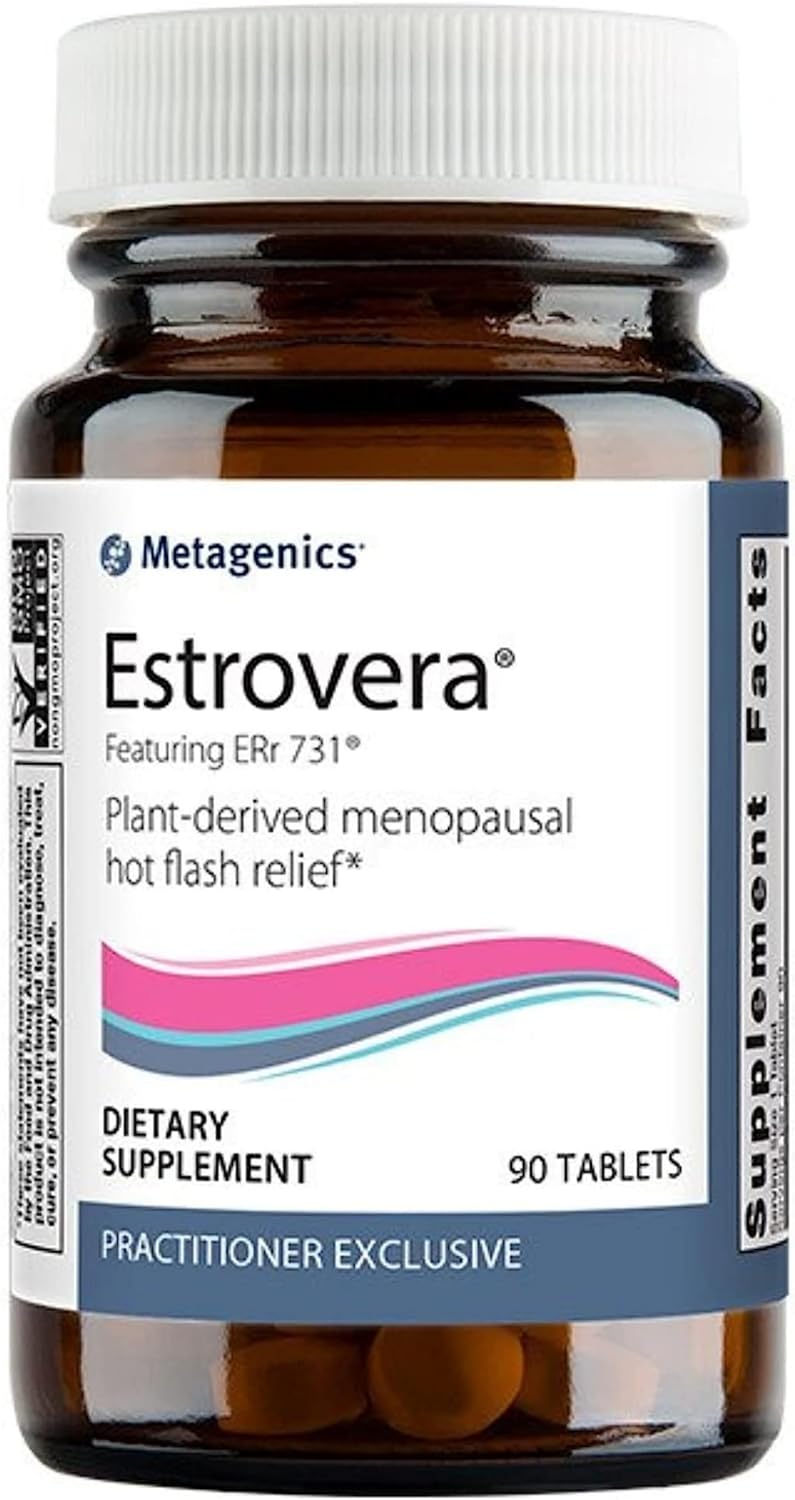 Metagenics Estrovera - Plant Derived Menopause Hot Flash Relief, Formu