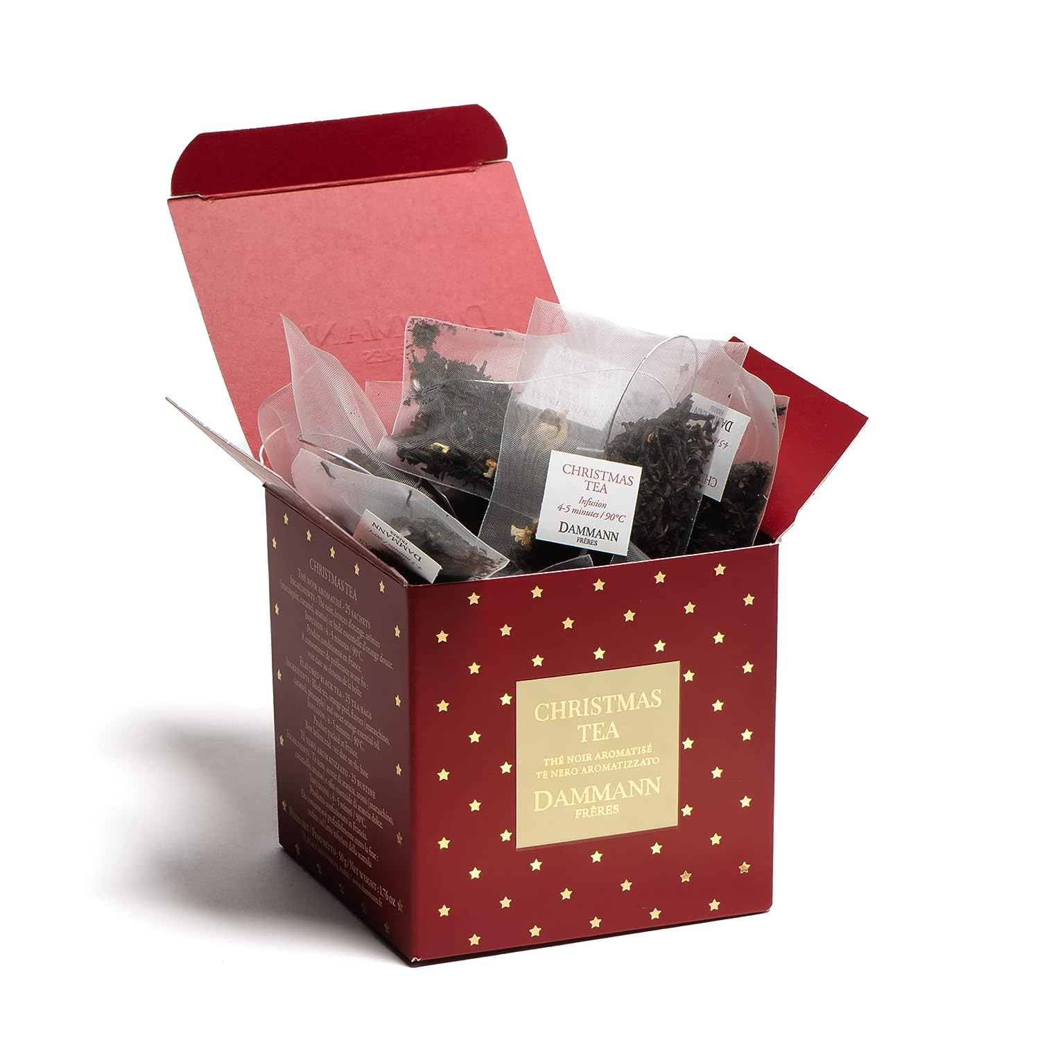 Black Christmas Tea, Orange Flavoured, Christmas Tea in Gift Box - Dammann Frères