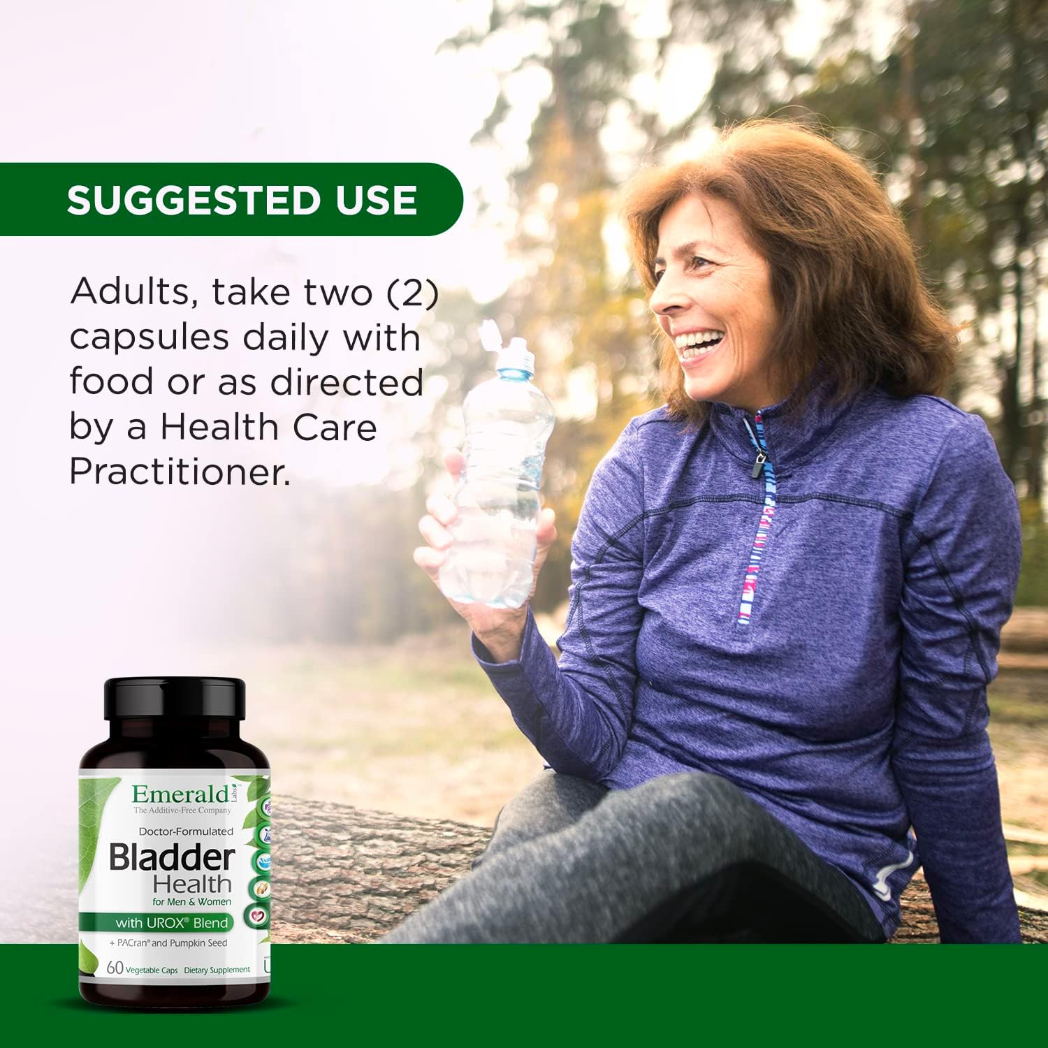 Emerald Labs Bladder Health - Dietary Supplement with Cranberry, Horse