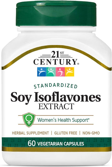 21st Century Soy Isoflavones Veg Capsules, 60Count