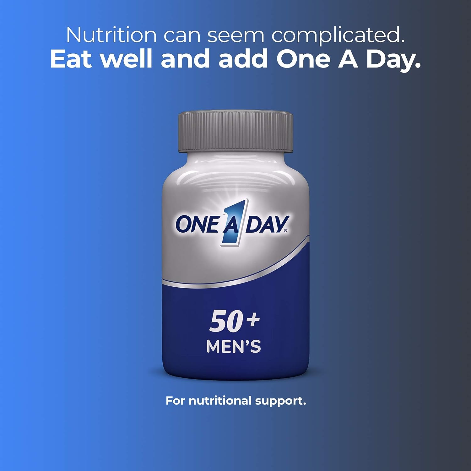 One A Day Men’s 50+ Multivitamins, Supplement with Vitamin A, Vitamin 