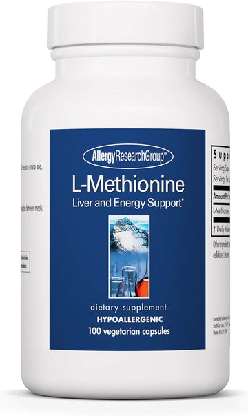Allergy Research Group - L-Methionine 500 Mg - Liver And Energy Suppor