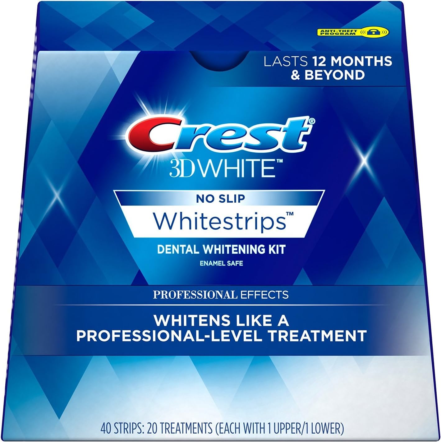 Crest 3D Luxe Whitestrips Professional Effects, Enamel Safe - 20 ct - 2 pk