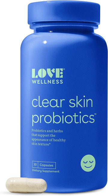 Love Wellness Clear Skin Probiotic | Clear Up Hormonal Acne Pimples, R