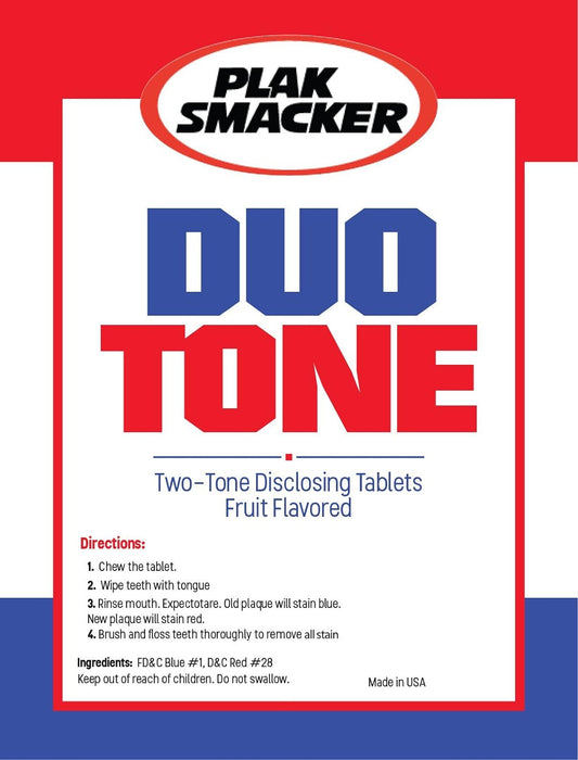 Duo Tone Plaque Disclosing Tablets (50)