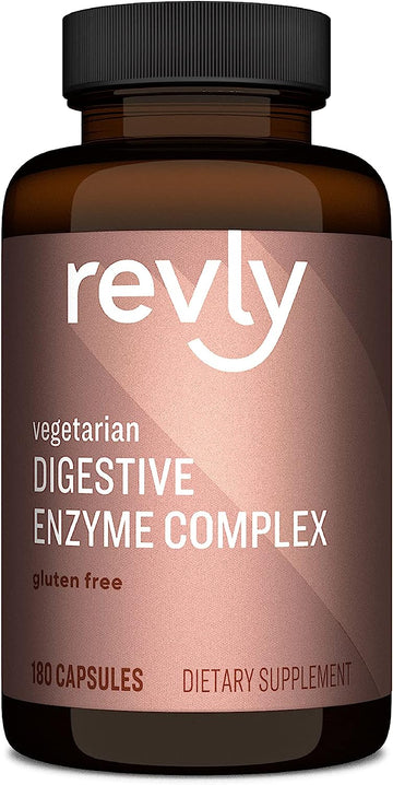 Amazon Brand - Revly Digestive Enzyme Complex, Supports Heal