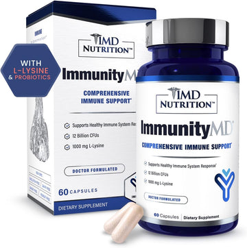 1MD Nutrition ImmunityMD - Immune Health Probiotic | Potent, Doctor-Se2.89 Ounces