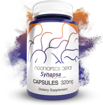 Synapsa Bacopa Monnieri Capsules | 320mg | 60 Count | Whole Plant Extr