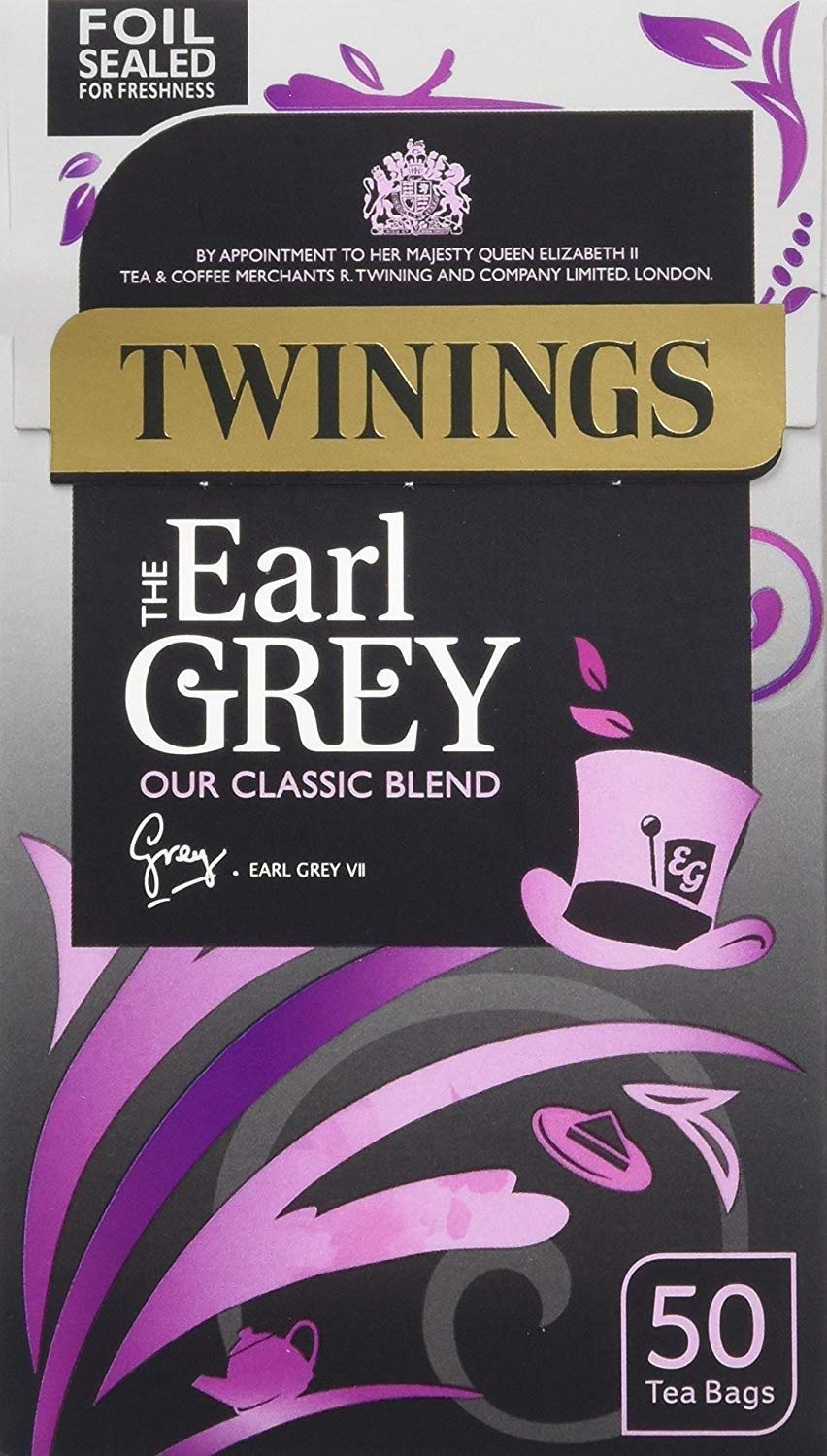 Twinings Early Grey Tea Bags - 50's