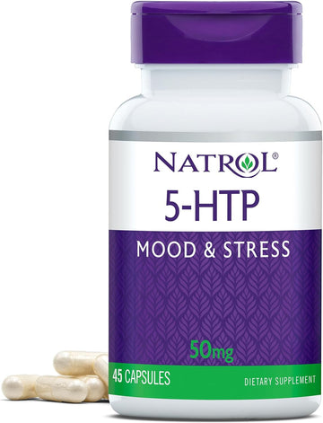 Natrol Mood & Stress 5-Htp 50Mg, Dietary Supplement Helps Support A Ba