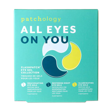 Patchology "All Eyes On You Under Eye Patches For Dark Circles and Puffy Eyes Care & Treatment - Under Eye Mask with Collagen, Retinol, Green Tea - Eye Bags, Puffiness & Wrinkles Reducer (6 Pairs)