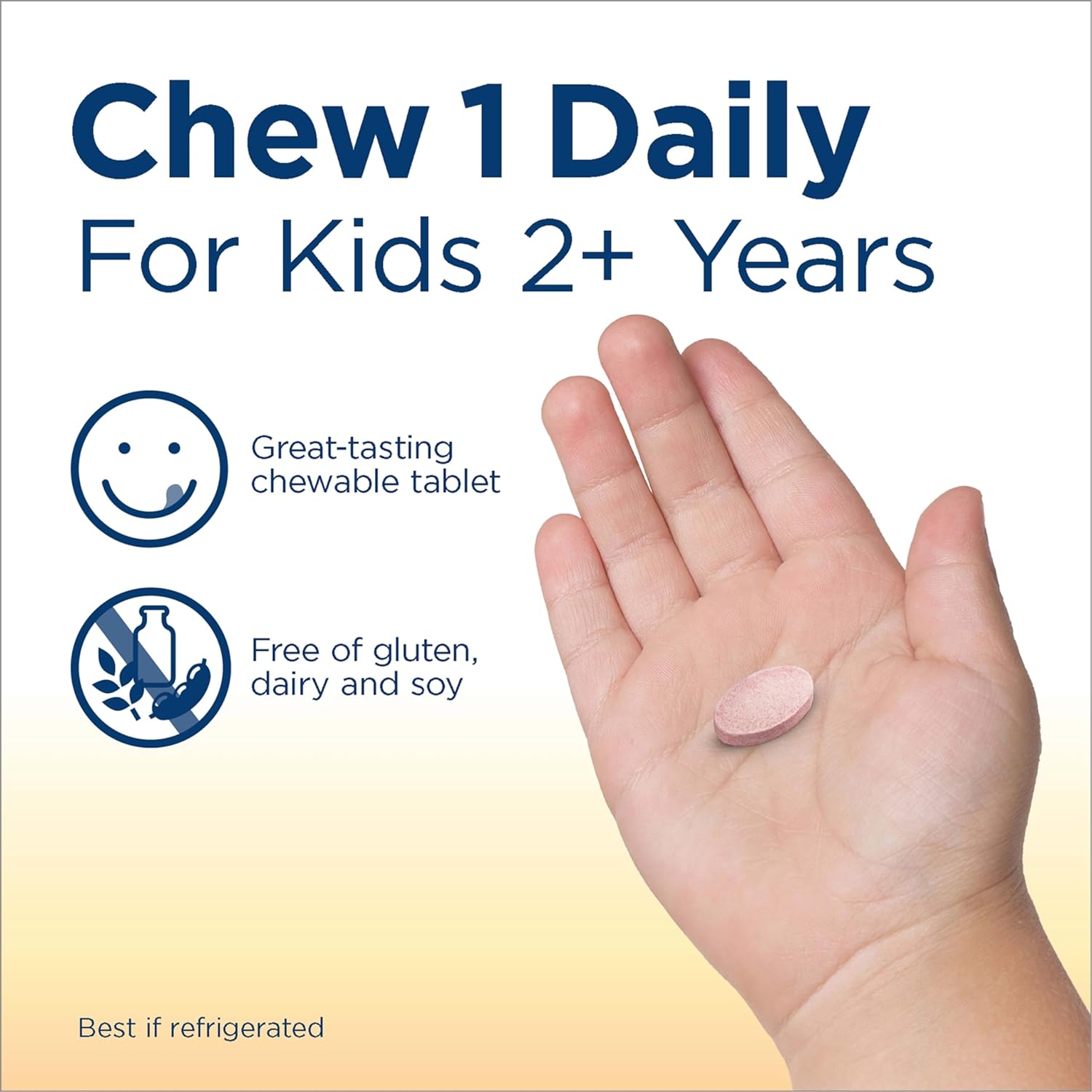 Renew Life Kids Chewable Probiotic Tablets, Daily Supplement