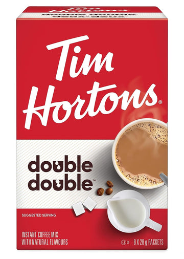 Tim Hortons Double Double Instant Coffee Mix,  (Imported from Canada)