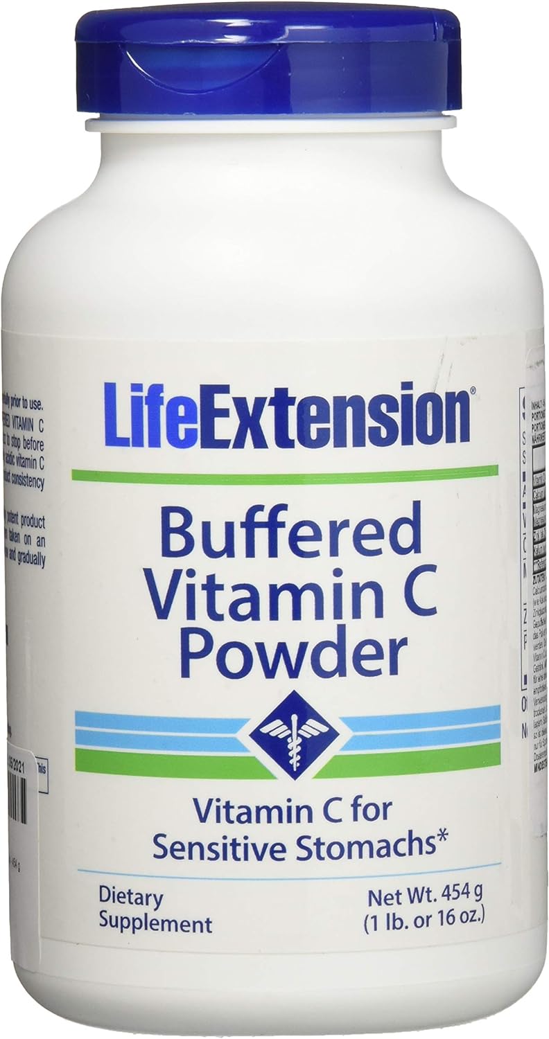 Life Extension Buffered Vitamin C Powder 454 Grams