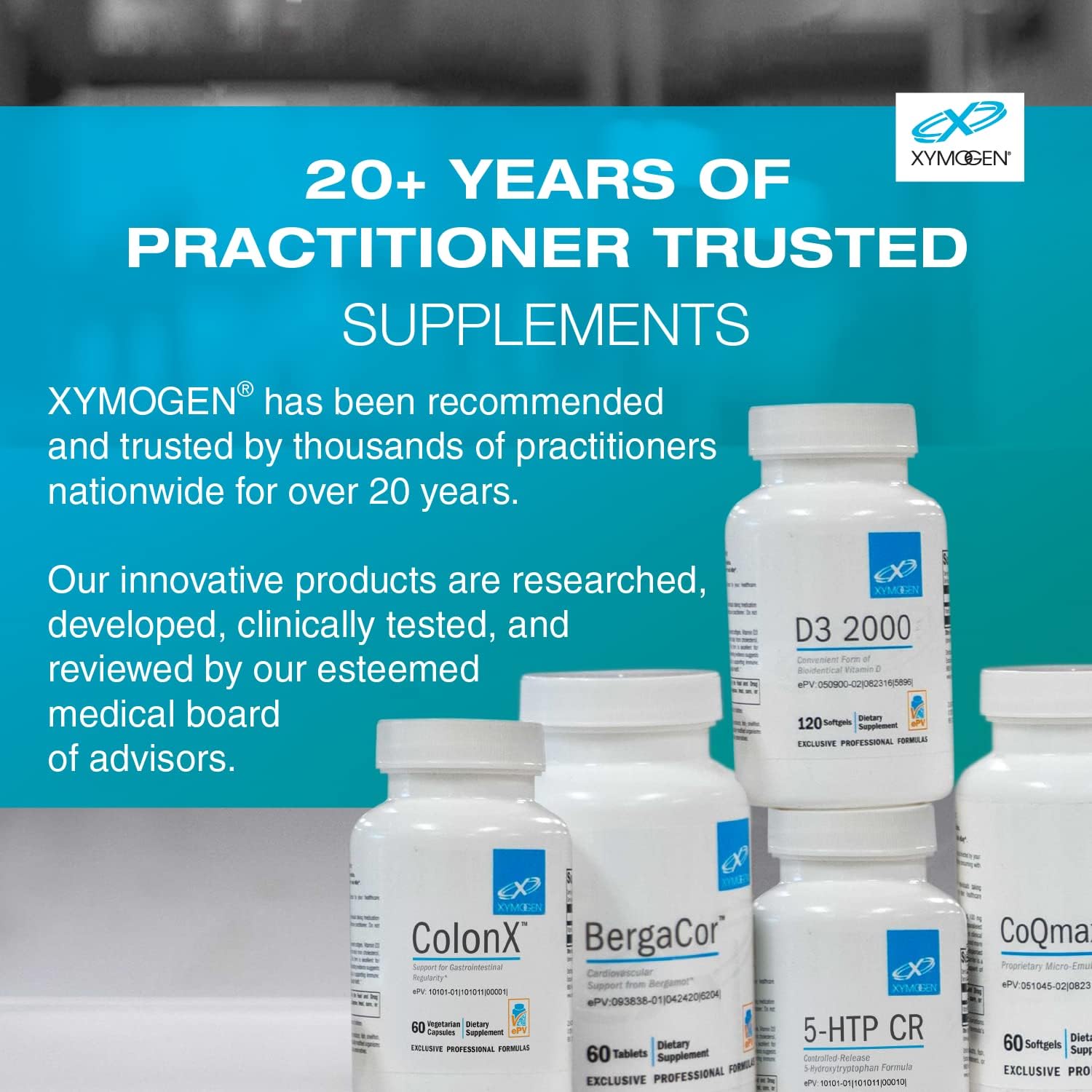 XYMOGEN Bio C 1:1 - High Potency Vitamin C Supplement with Citrus Biof