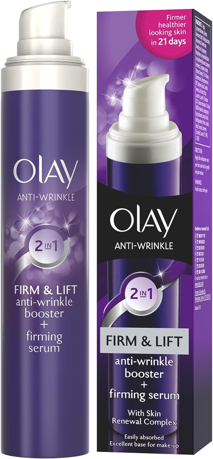 Olay Anti-wrinkle Firm And Lift Two In One Day Cream And Firming Serum, 50