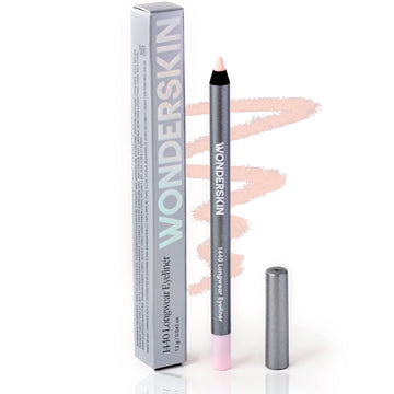 Wonderskin 1440 Longwear Waterproof Eyeliner Pencil, Pink Pencil Eyeliner, Smudge Proof Eye Liner (Icing)