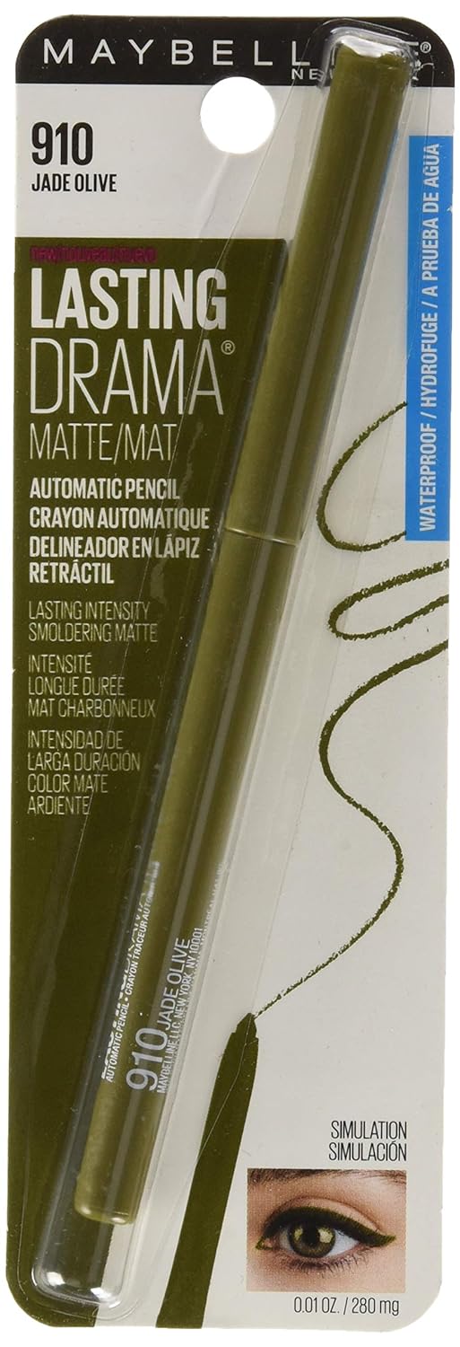 Maybelline Lasting Drama Matte Automatic Pencil, 910 Jade Olive