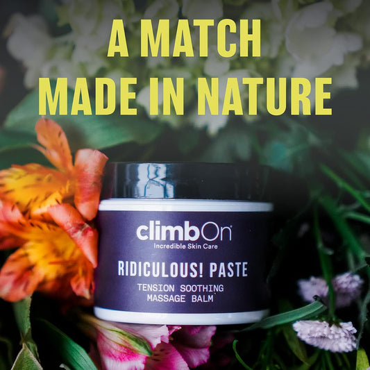 climbOn Ridiculous Paste | Soothing Body Balm for Rest & Recovery | Muscle Massage Body Butter to Soothe Tension & Discomfort