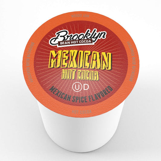 Brooklyn Beans Mexican Cocoa Hot Chocolate Pods, Compatible with 2.0 Keurig K-Cup Brewers, 40 Count