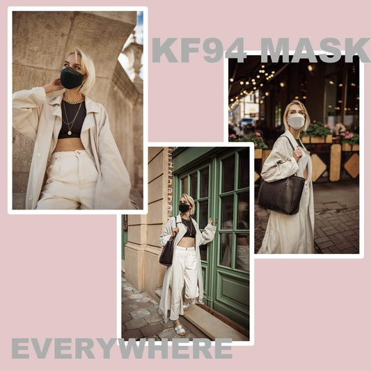 Premium KF94 Face Mask 4 Layers Comfortable Individually Packaged (New 4 Colors Mix Pack of 10)