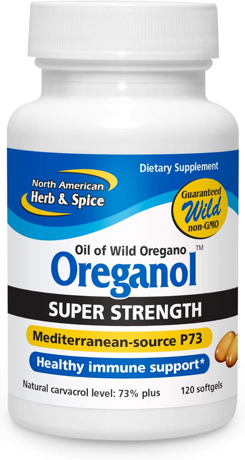 NORTH AMERICAN HERB & SPICE Super Strength Oreganol P73-120 Softgels -