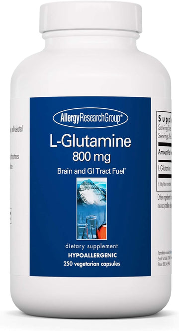 Allergy Research Group - L-Glutamine 800 Mg - Amino Acid - Brain And G