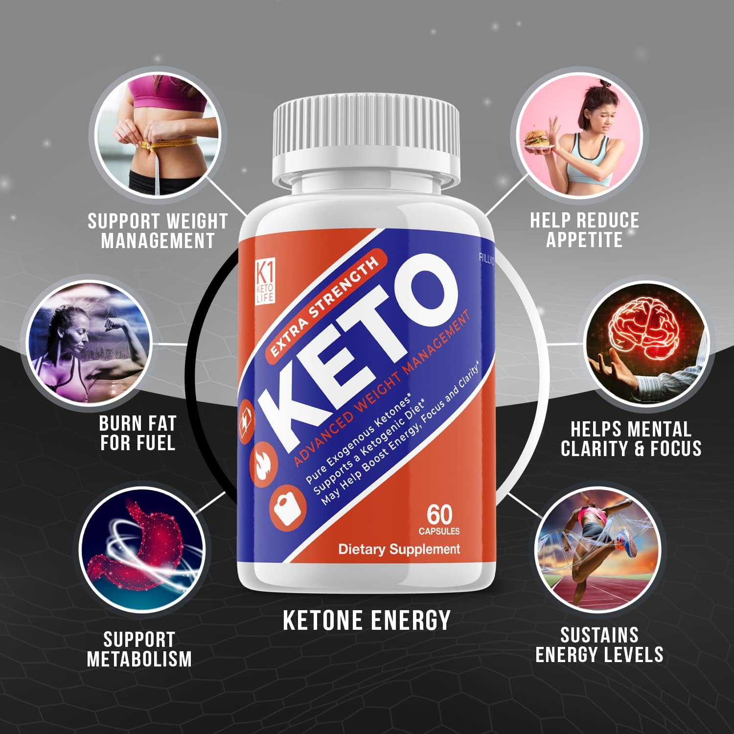  K1 Keto Lifestyle Pills Supplements Advanced Ketogenic Form