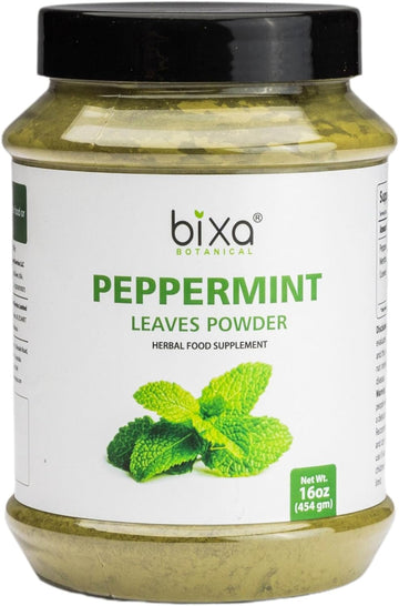 Peppermint Powder (Mentha Piperita) - 1 Pound /16 Oz | Ideal Anti-Spasmodic | Ayurveda Herbal Supplement to Relieve spas