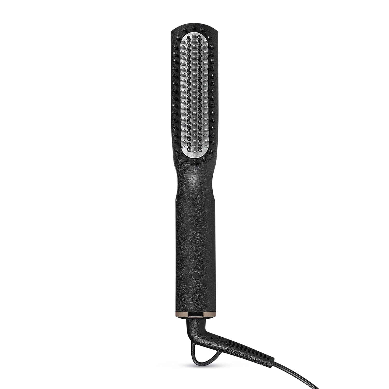 StyleCraft Heat Stroke Beard & Styling Hot Brush, Cool Touch Tips Anti-Scold, Hair Straightener, Black