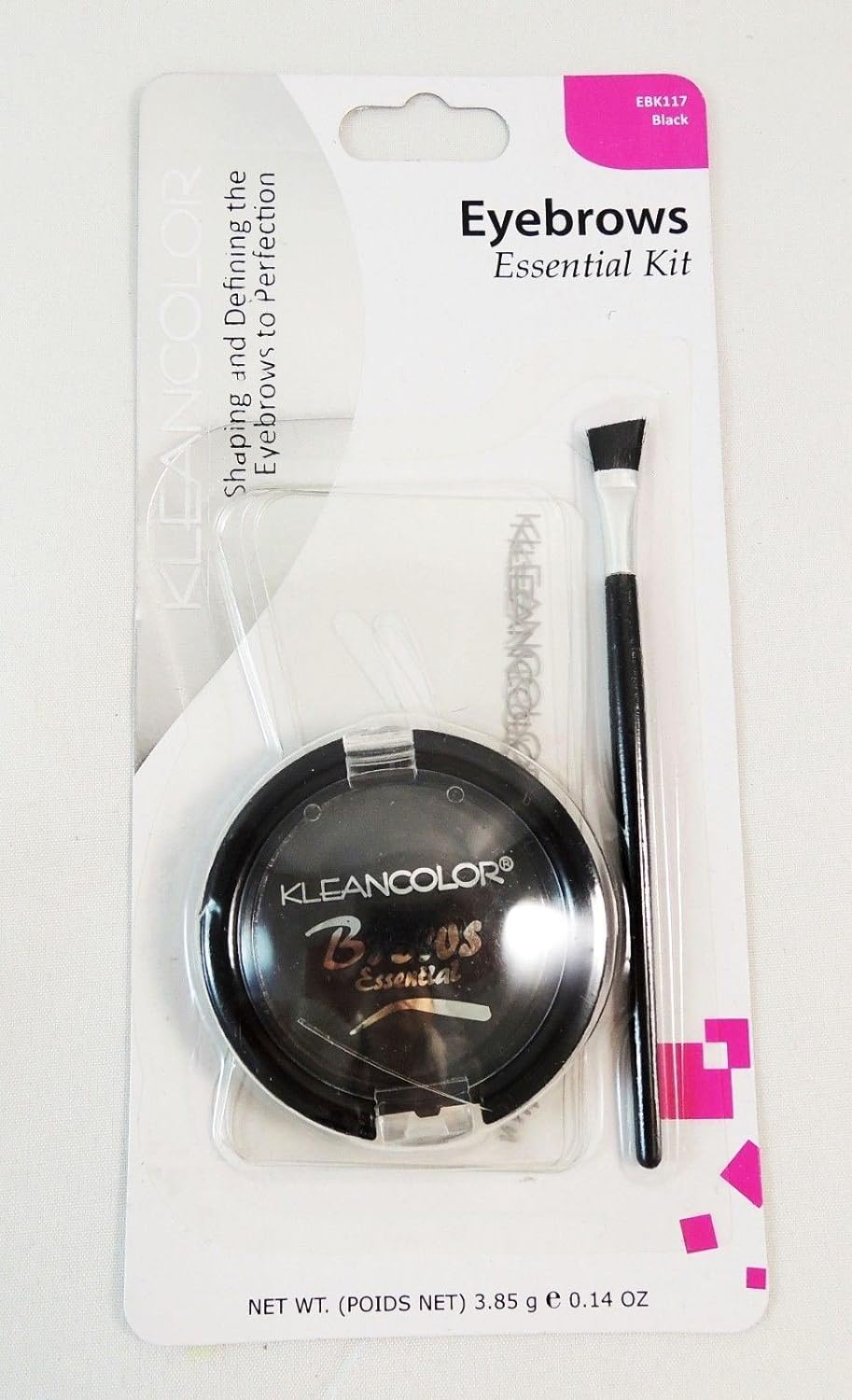 Best True Real Kleancolor Eyebrow Essential Kit , Shade Black