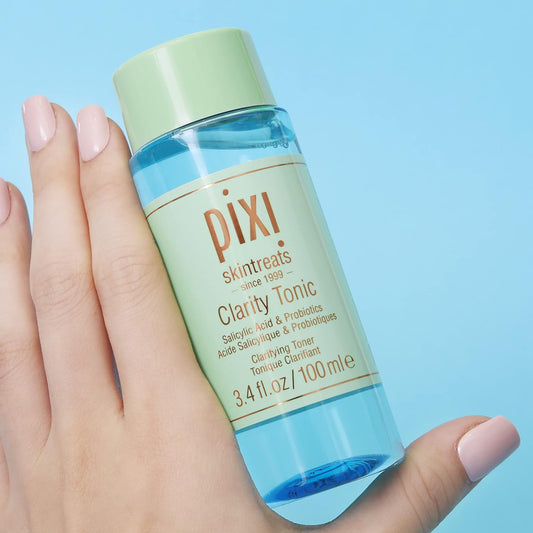 Pixi Beauty Clarity Tonic 100 | AHA & BHA Toner | Minimize Pores | Promote A Clearer, Healthier Complexion | 3.4