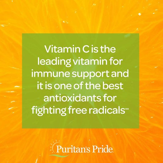 Puritan's Pride Puritan's 1000 mg with Bioavonoids Rose Hips Supports Immune System, Vitamin C, Unavored, 250 Count