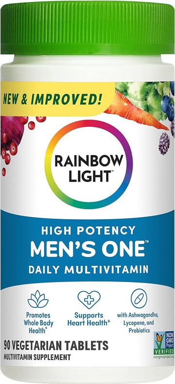 Rainbow Light Mens One Multivitamin, Men'S Daily Multivitamin Provides