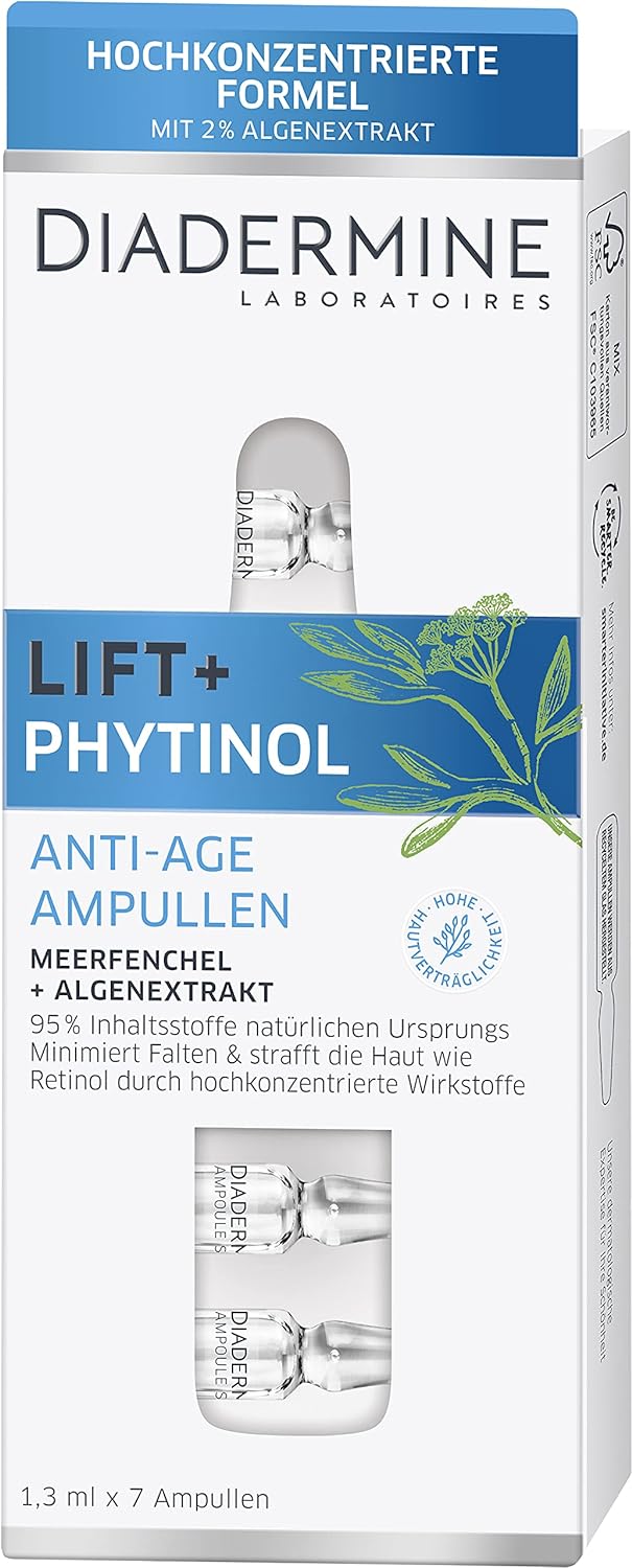 Diadermine Lift+ Phyto-Retinol Anti-Age Ampoules 7 x 1.3