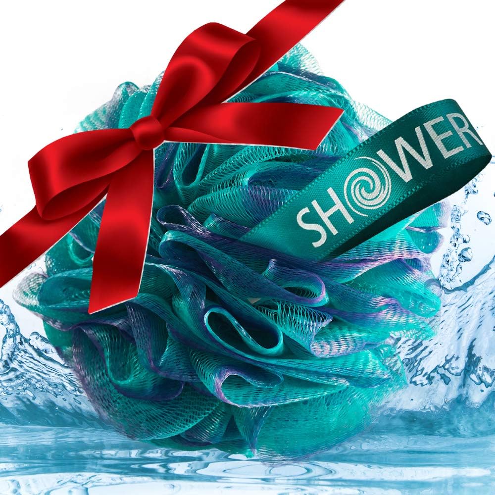 2-Side-Loofah-Back-Scrubber & Bath-Sponges by-Shower-Bouquet