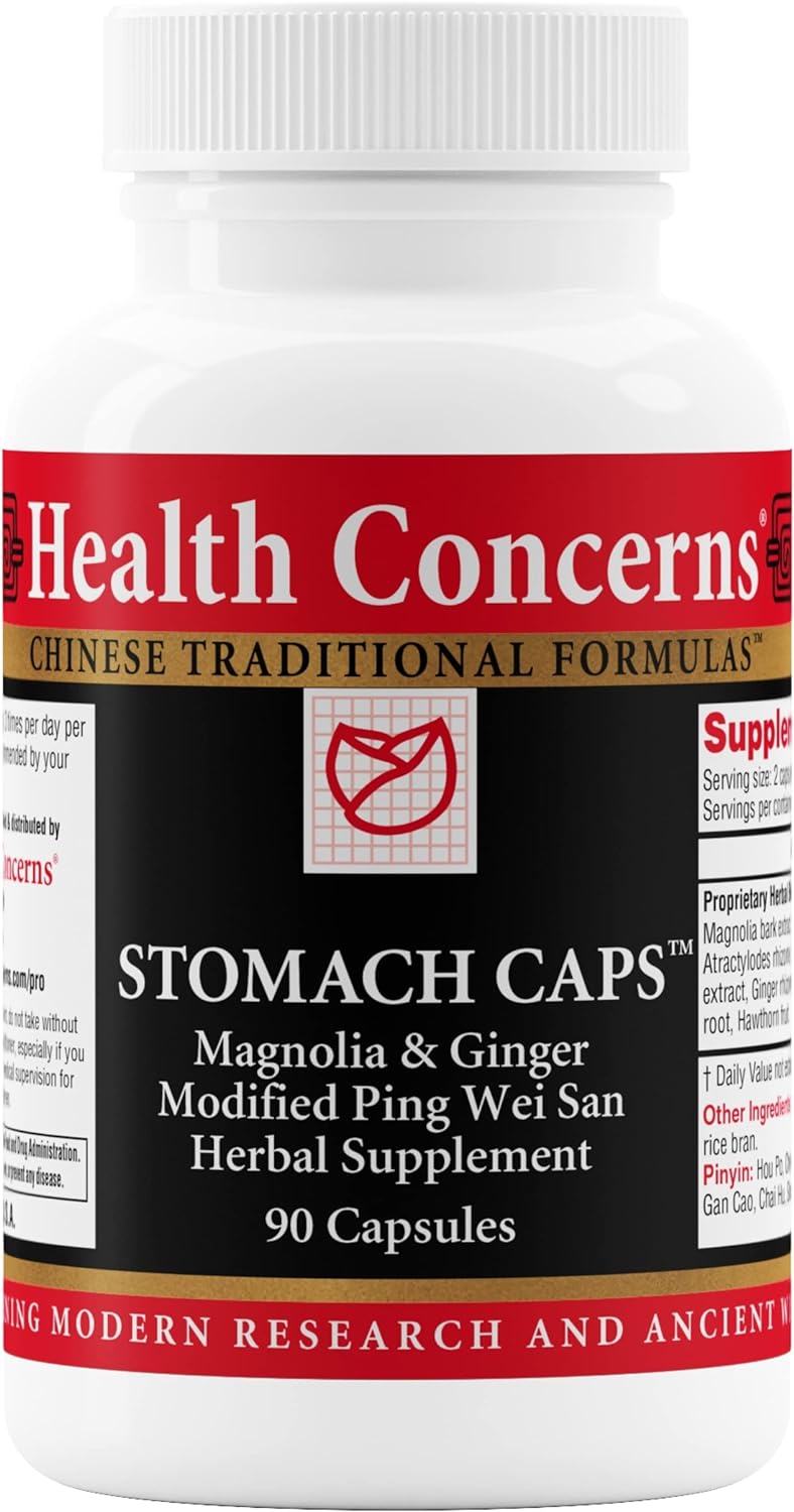 Health Concerns Stomach Caps - Digestion Supplement - Aids Herbs For D